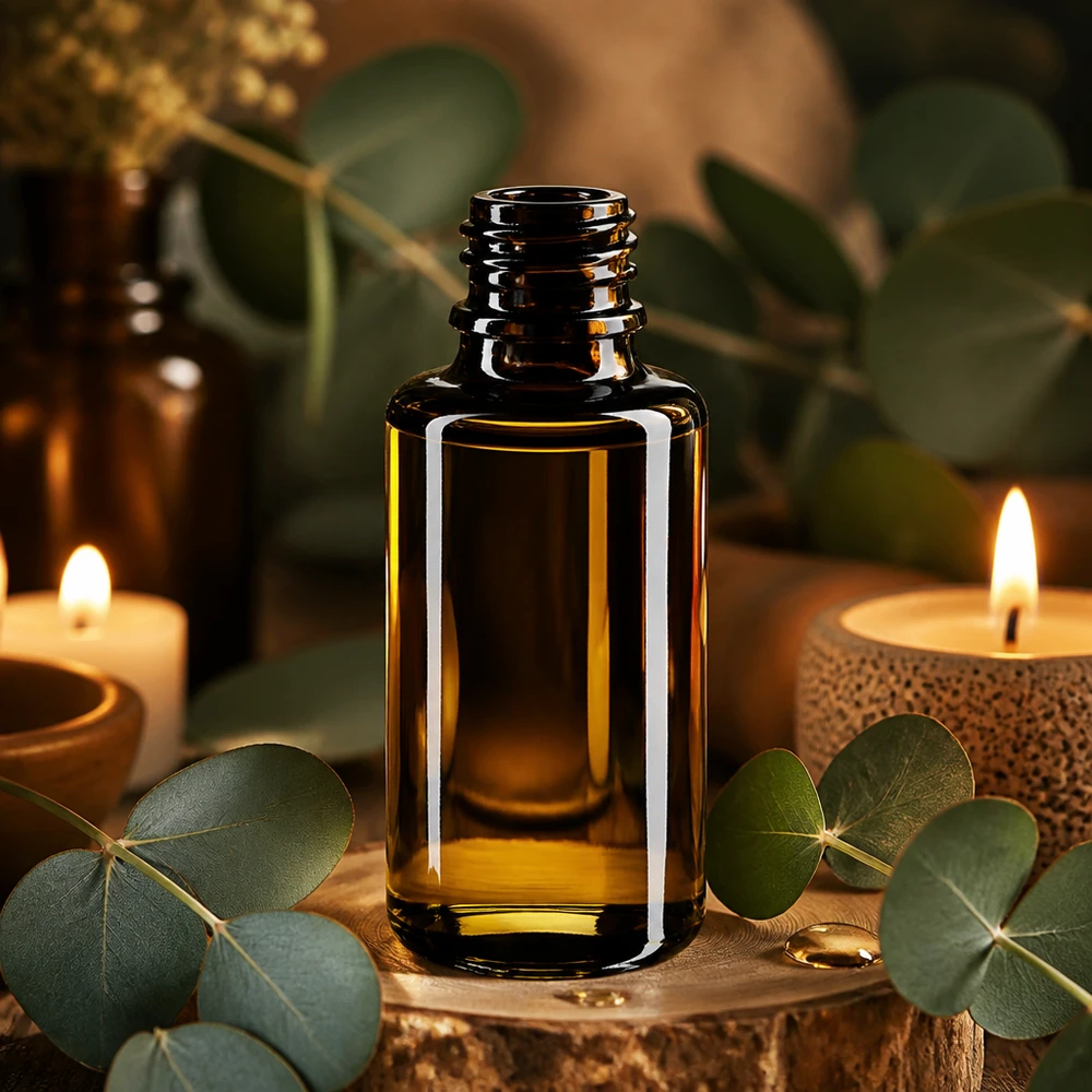 30ml Tropfflasche Orion aus Violettglas Miron für professionelle Anwendung ätherischer Öle im Fachhandel