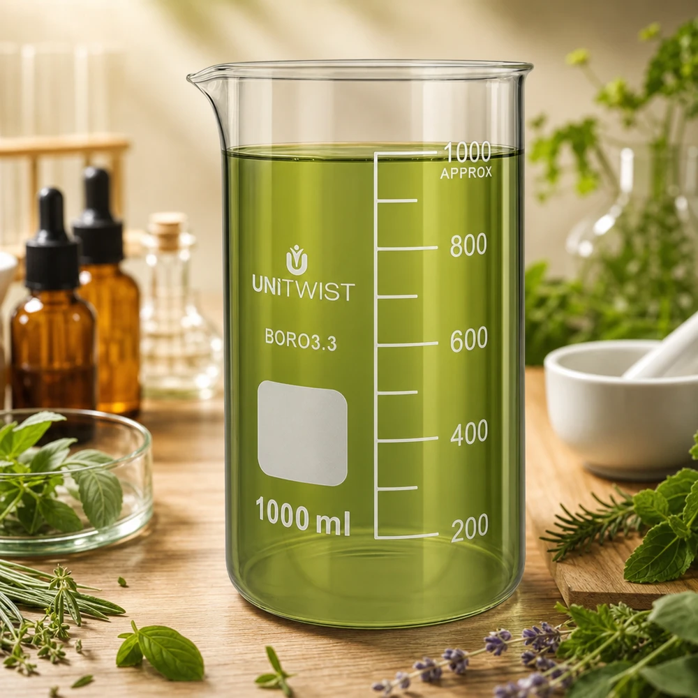 Becherglas 1000ml hohe Form Borosilikat 3.3 UNITWIST für Labor und Gewerbe bei Pacadura