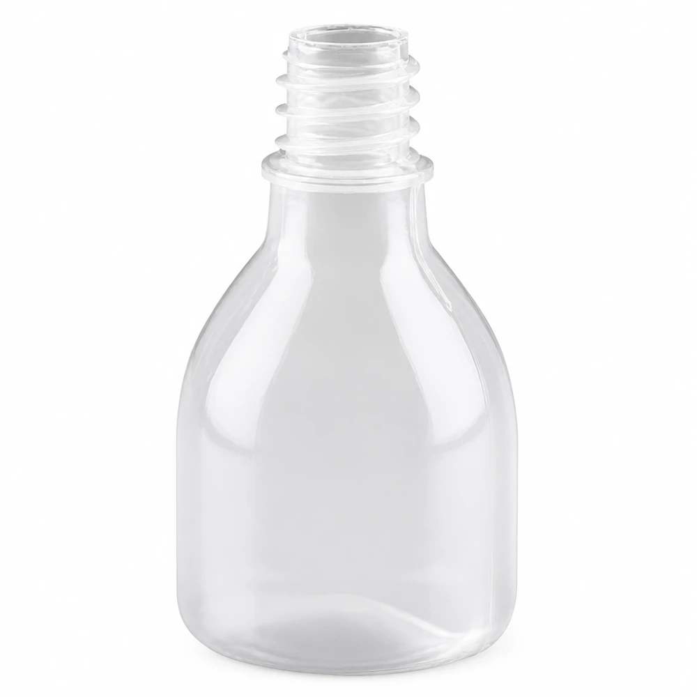 20ml Laborflasche Enghals ohne Verschluss 20ml transparente PET Laborflasche Enghals ohne Verschluss für professionellen Laboreinsatz