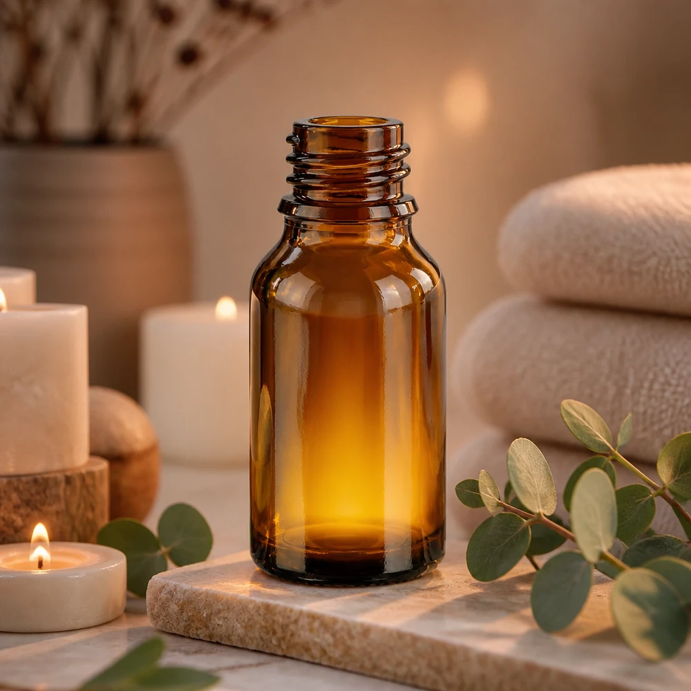 Tropfflasche 30 ml DIN 18 Braunglas HOHE FORM 30ml braune Apothekenflasche aus ApoGlas hohe Form für professionelle Anwendung im Fachhandel bei Pacadura