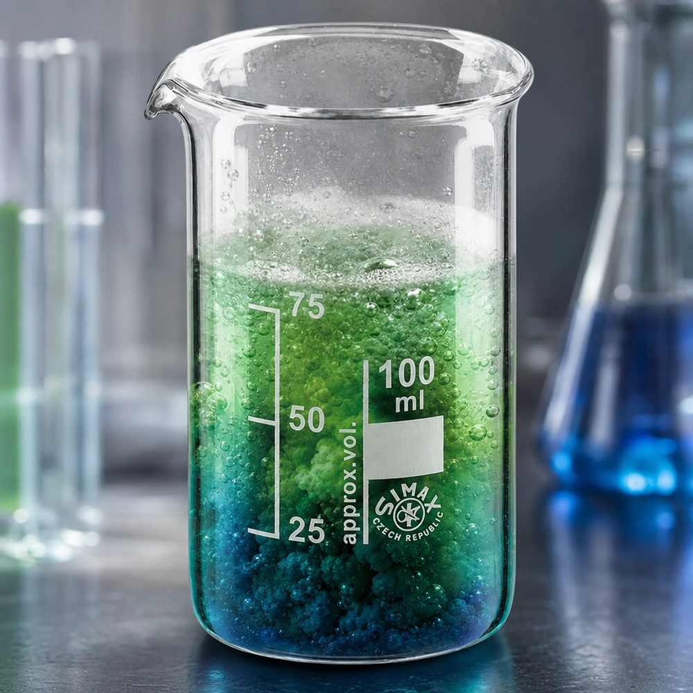 Becherglas 100ml hohe Form aus Borosilikatglas mit Graduierung für professionellen Laboreinsatz