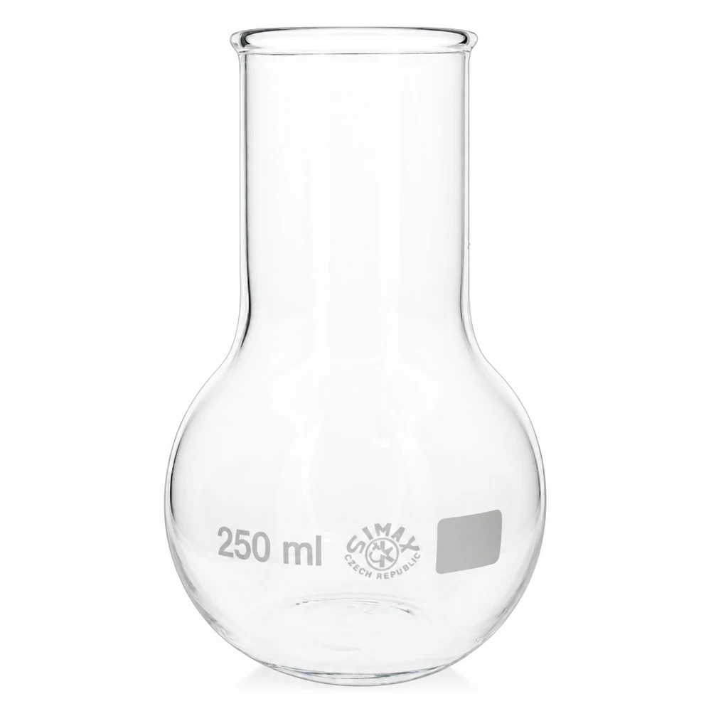 Stehkolben 250ml Weithals aus Borosilikatglas für professionelle Laboranwendungen bei Pacadura.de