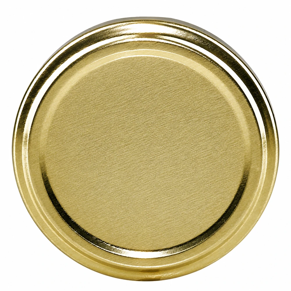 66mm BasicSeal TO66 Twist-Off-Deckel gold Weißblech Einmachglas Verschluss Großhandel gewerblich