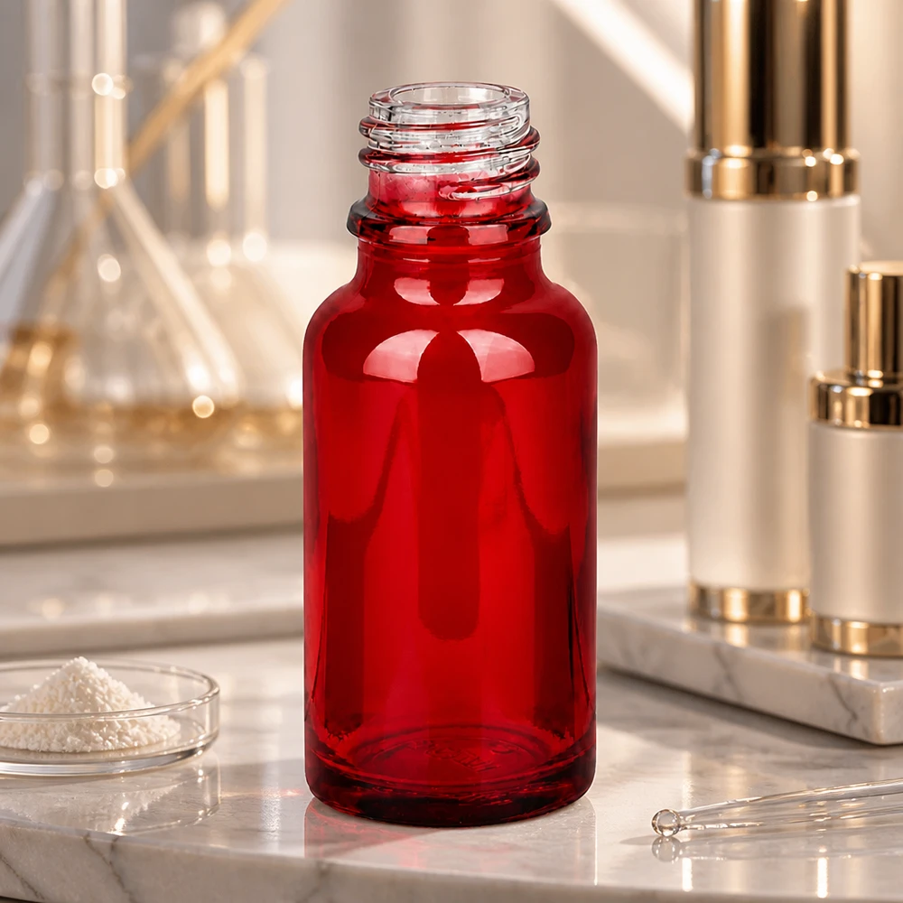 20ml Apothekenflasche RedLine Rotglas UT18/20 UNiTWIST für professionelle pharmazeutische Anwendungen