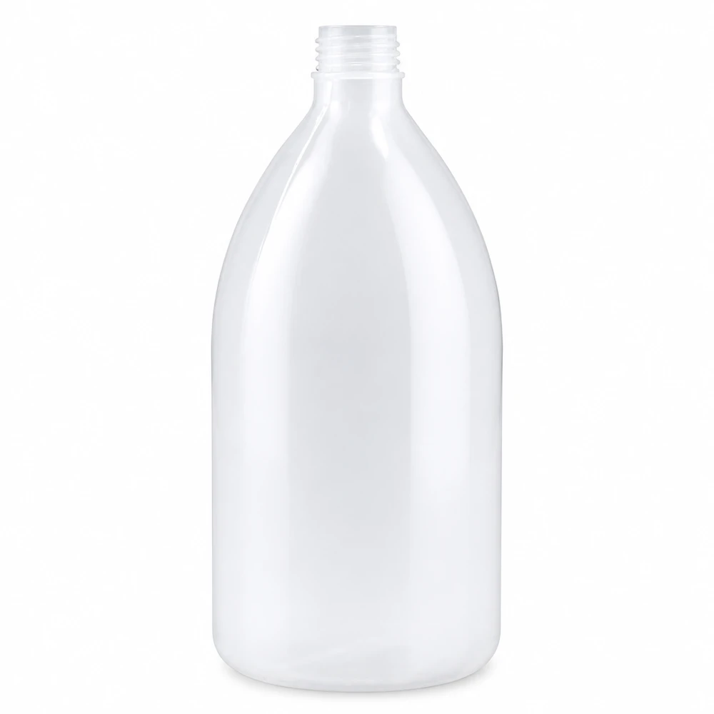 1000ml Laborflasche Enghals ohne Verschluss 1000ml HDPE Laborflasche Enghals transparent ohne Verschluss für professionellen Labor- und Gewerbeeinsatz