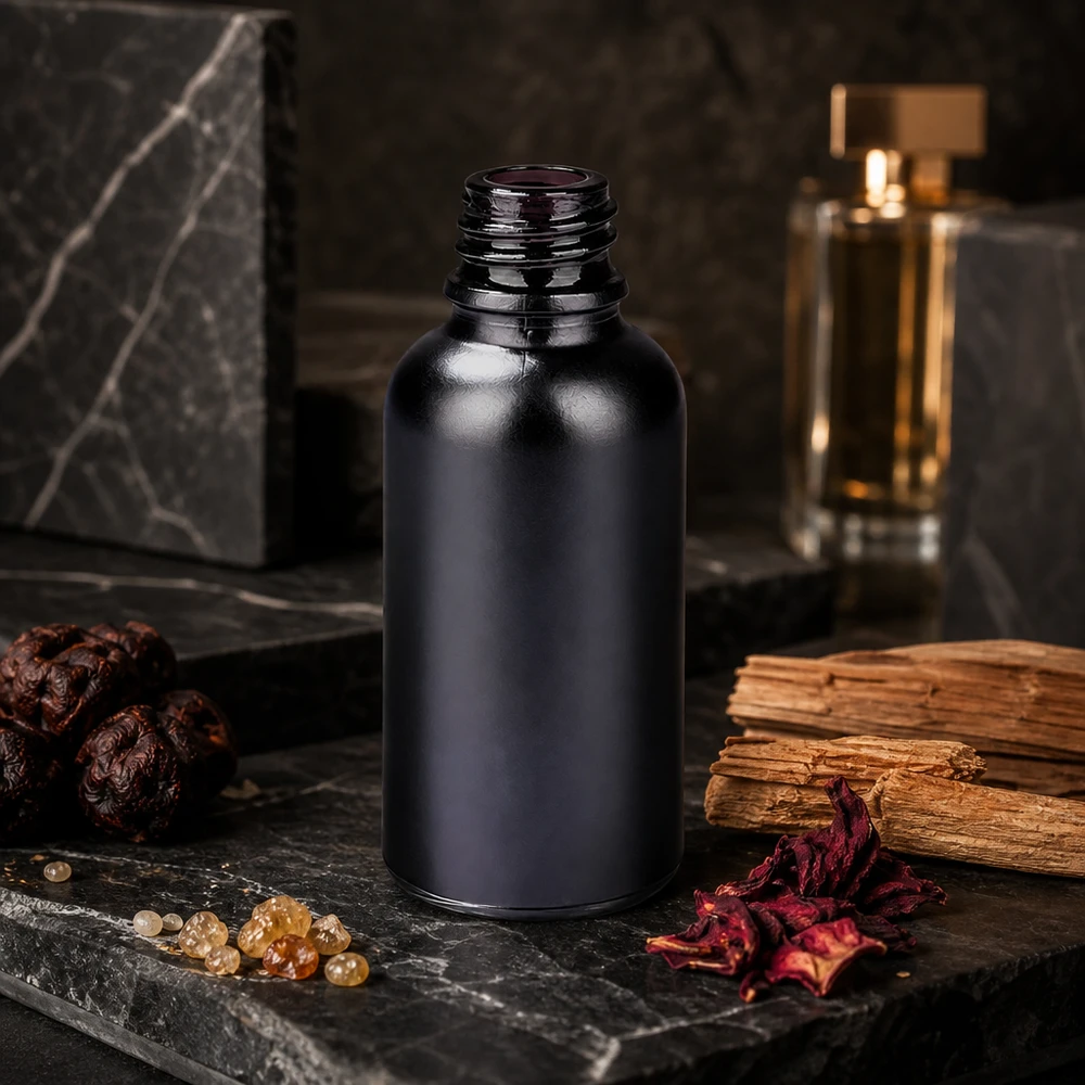 30ml Apothekerflasche BlackLine UT18/30 UNiTWIST schwarz matt für professionelle Anwendung Gewerbetreibende
