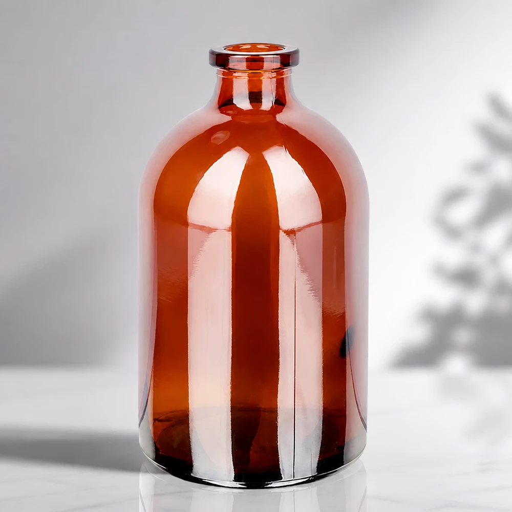 Injektionsflasche Braunglas 100ml für pharmazeutischen und gewerblichen Einsatz bei Pacadura