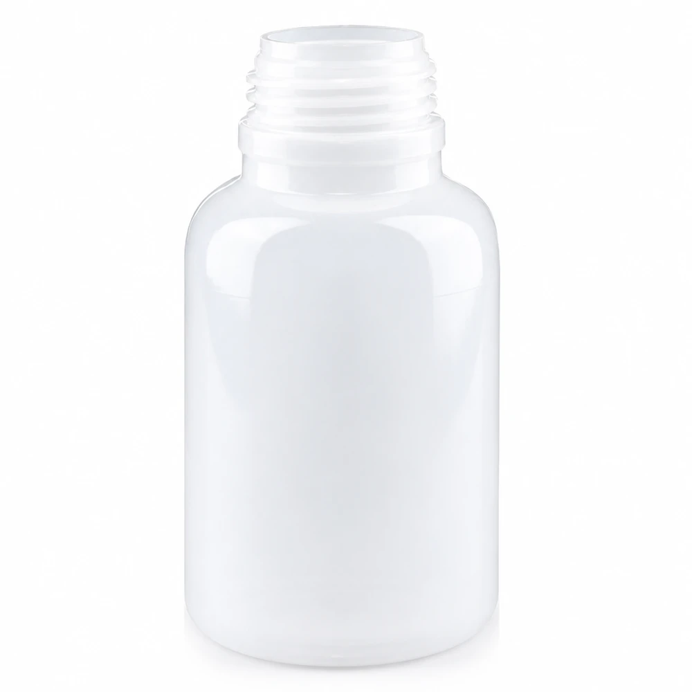 250ml Laborflasche Weithals ohne Verschluss 250ml Weithals-Laborflasche HDPE ohne Verschluss für professionellen Labor- und Gewerbeeinsatz