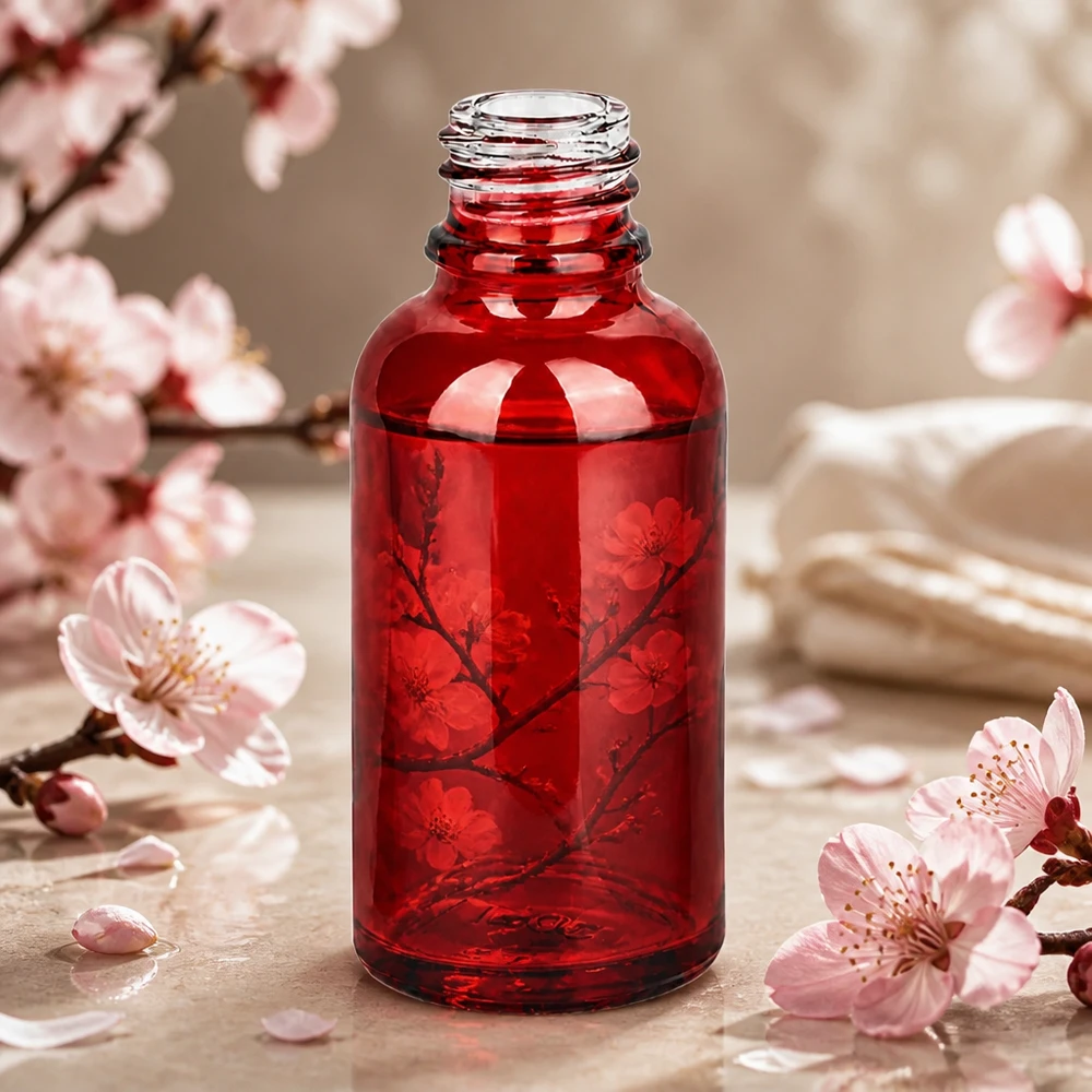 30ml Apothekerflasche RedLine UT18/30 UNiTWIST Glas rot für professionellen Einsatz im Fachhandel