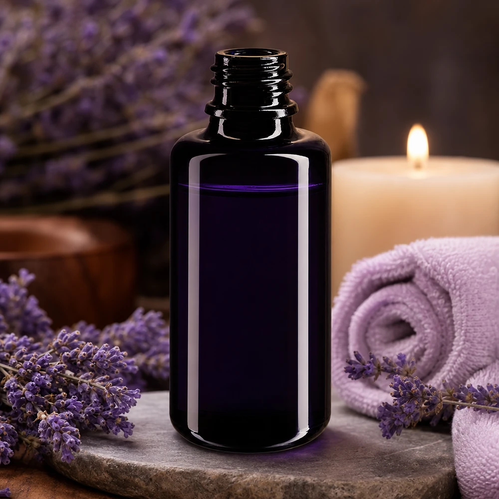 30ml Tropfflasche Orion aus Violettglas Miron für professionelle Aromatherapie und ätherische Öle im Fachhandel