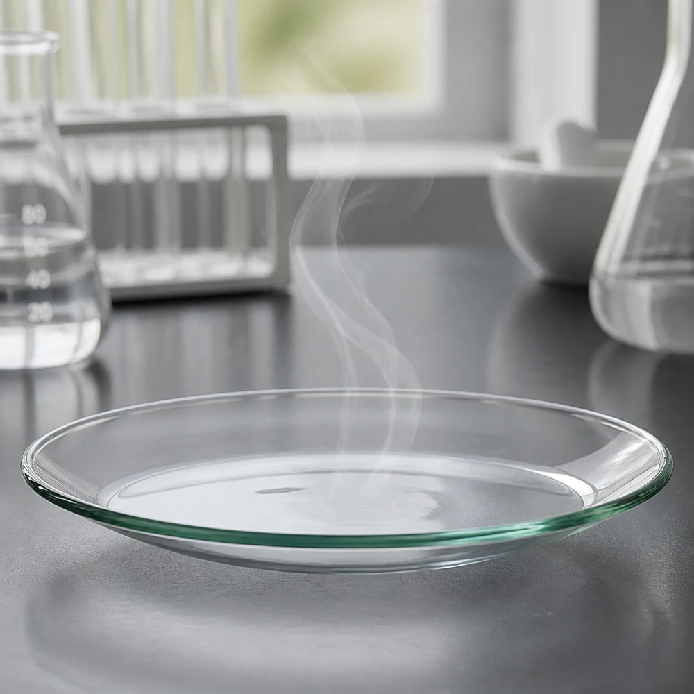 Uhrglasschale 60mm Durchmesser aus Borosilikatglas für Labor und Industrie - professionelle Laborausstattung