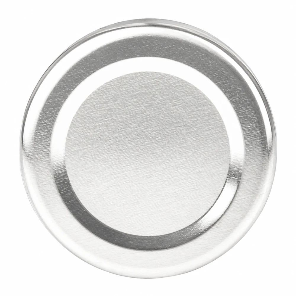 43mm TO43 BasicSeal Twist-Off Deckel silber aus Weißblech für gewerbliche Abfüllung in großen Mengen