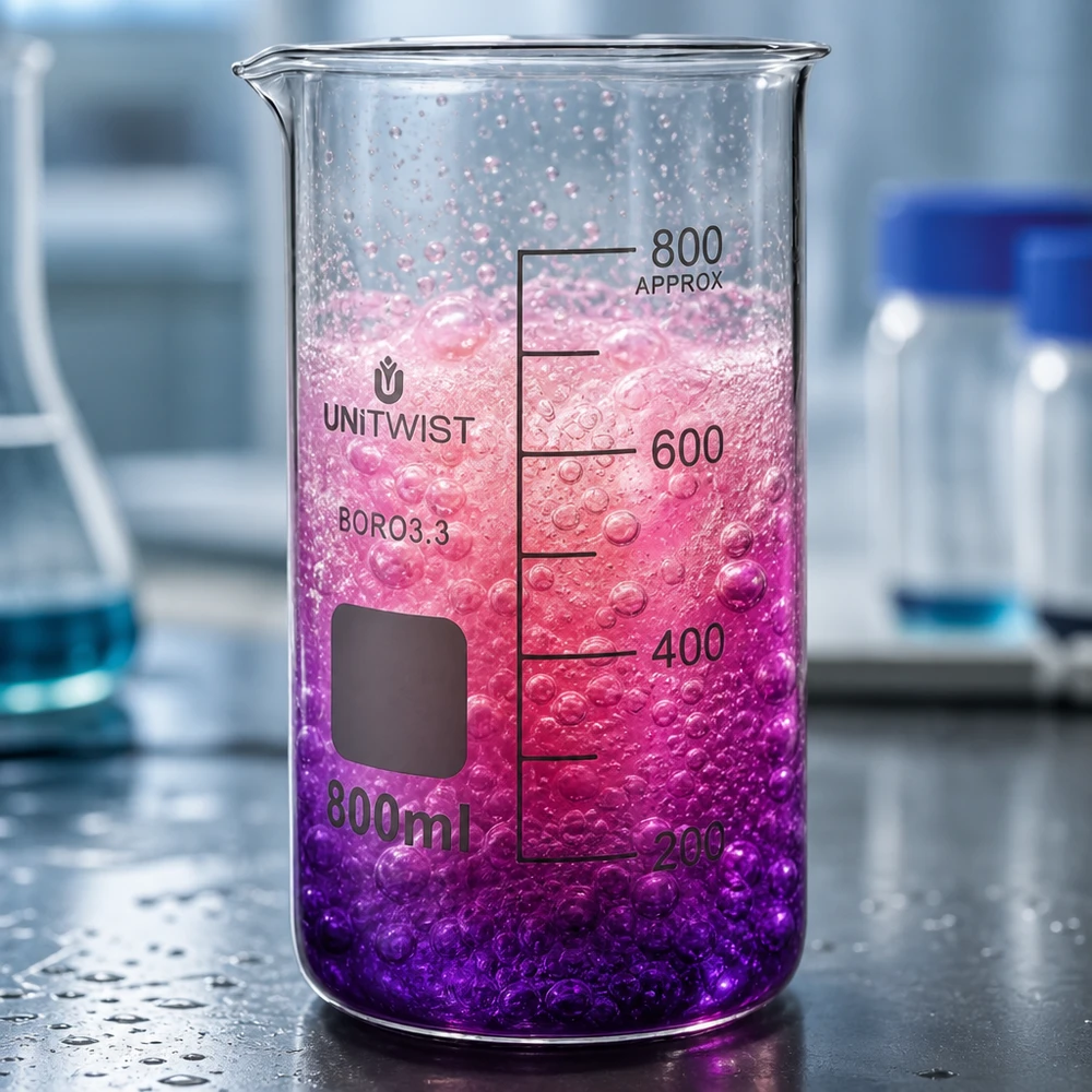 Becherglas 800ml Borosilikat, hohe Form UNiTWIST Becherglas 800ml Borosilikat hohe Form UNITWIST für professionellen Laboreinsatz bei Pacadura