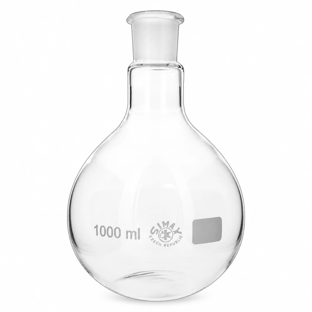 Stehkolben 1000ml Borosilikatglas mit Normschliff NS 29/32 für professionelle Laboranwendungen