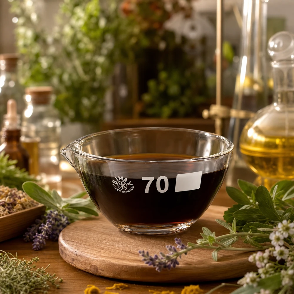 60ml Abdampfschale Borosilikat mit Ausguss ø70mm für professionelle Laboranwendungen bei Pacadura.de