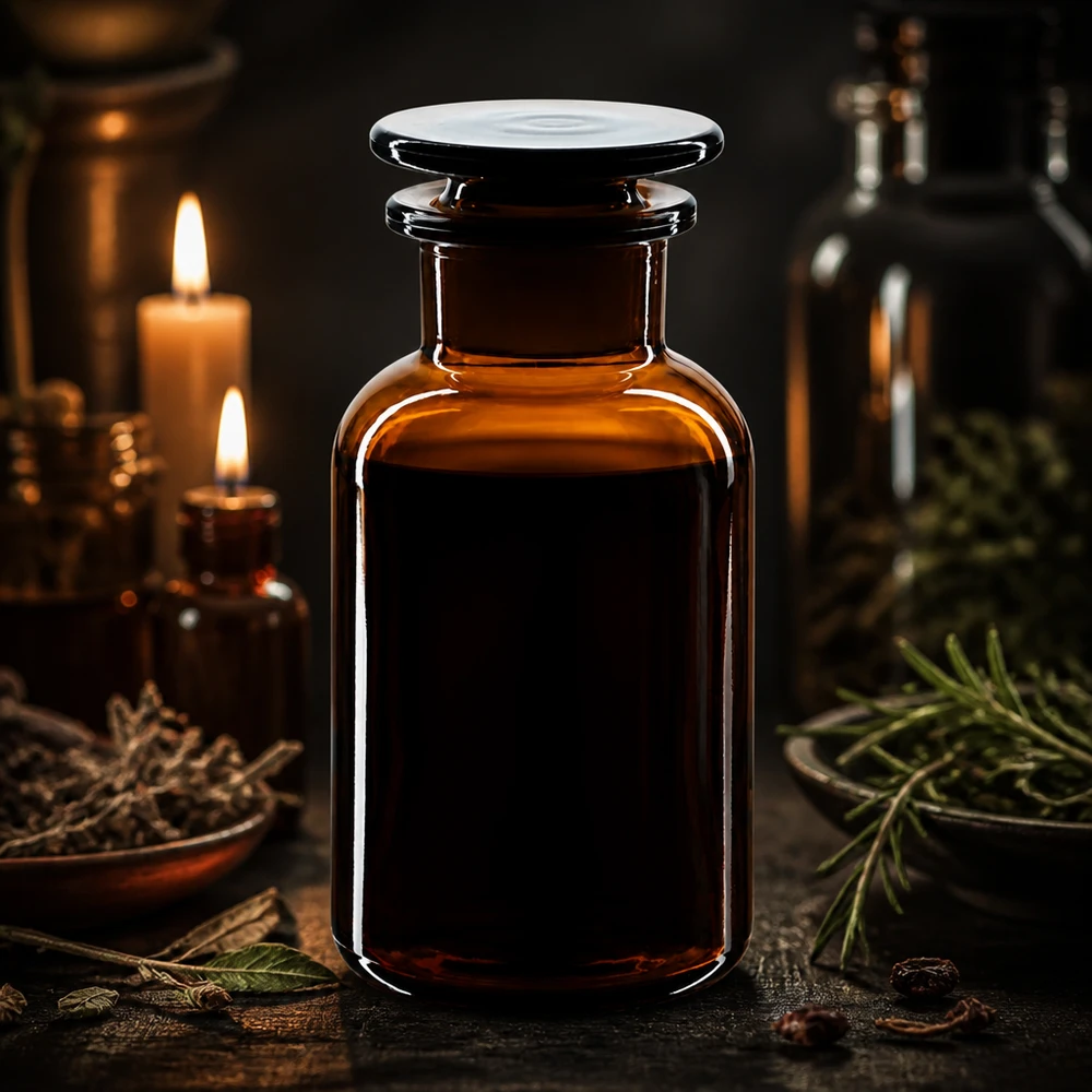 Braune Weithals-Rundschulterflasche 250ml mit Glasstopfen für professionellen Laboreinsatz
