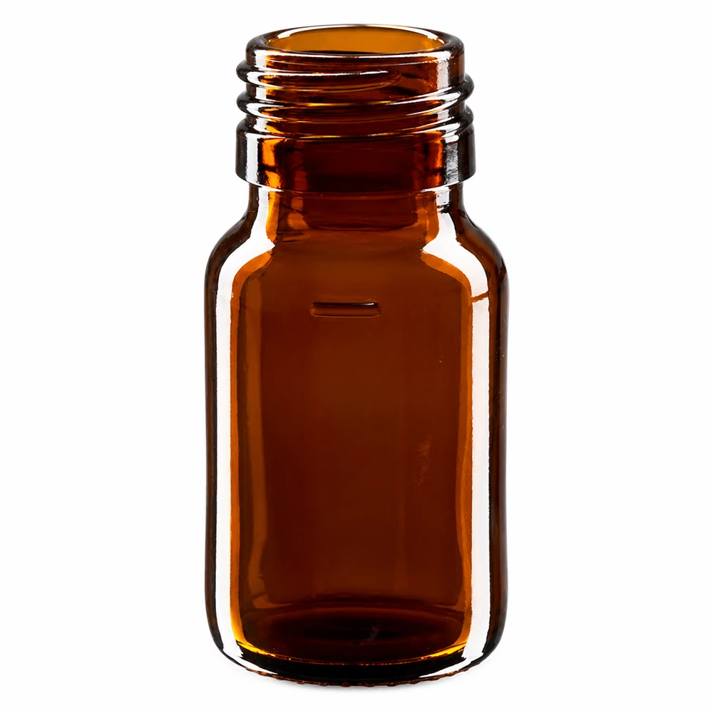 30ml Braunglas Medizinflasche ohne Verschluss PP28 Gewinde für pharmazeutische Anwendungen bei Pacadura