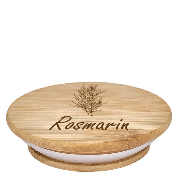 Holzdeckel "Rosmarin" für WECK RR60