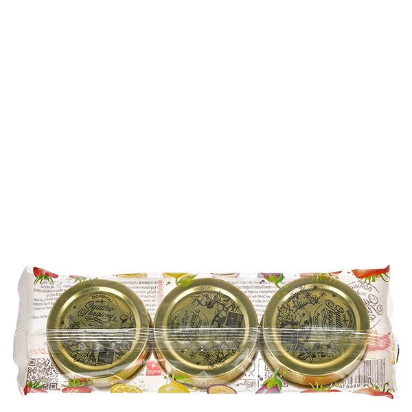 Schraubverschluss "Quattro Stagioni" gold QS56mm