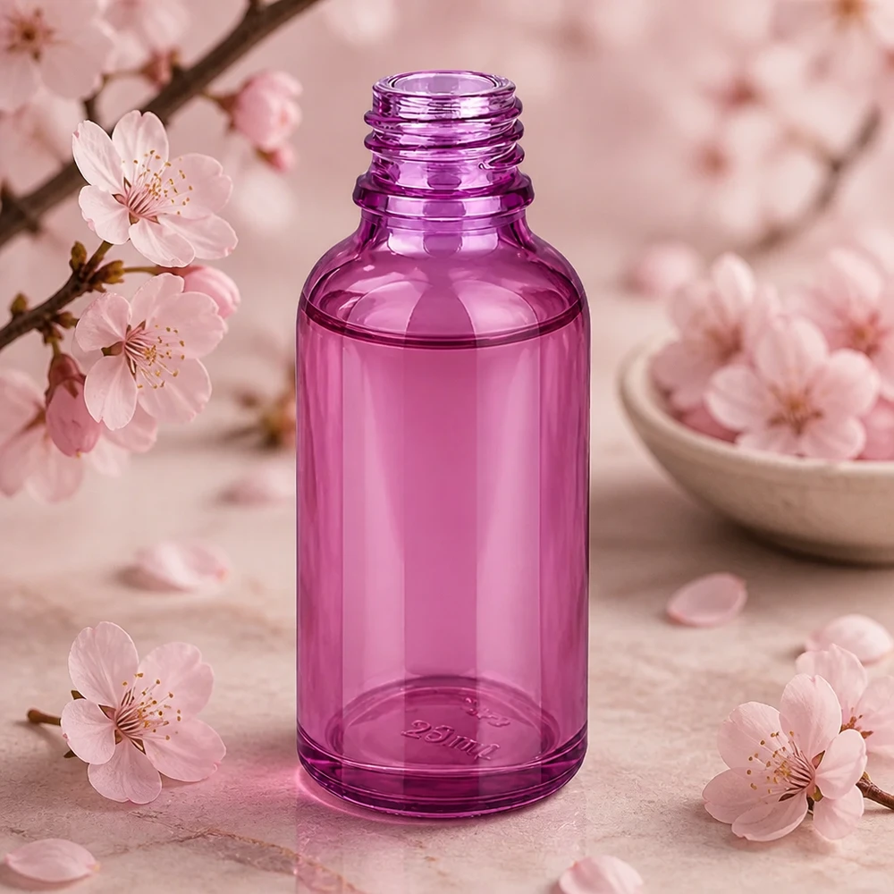 30ml Apothekerflasche violett Glas UT18/30 UNiTWIST Gewinde für professionelle Kosmetik und Pharmazie