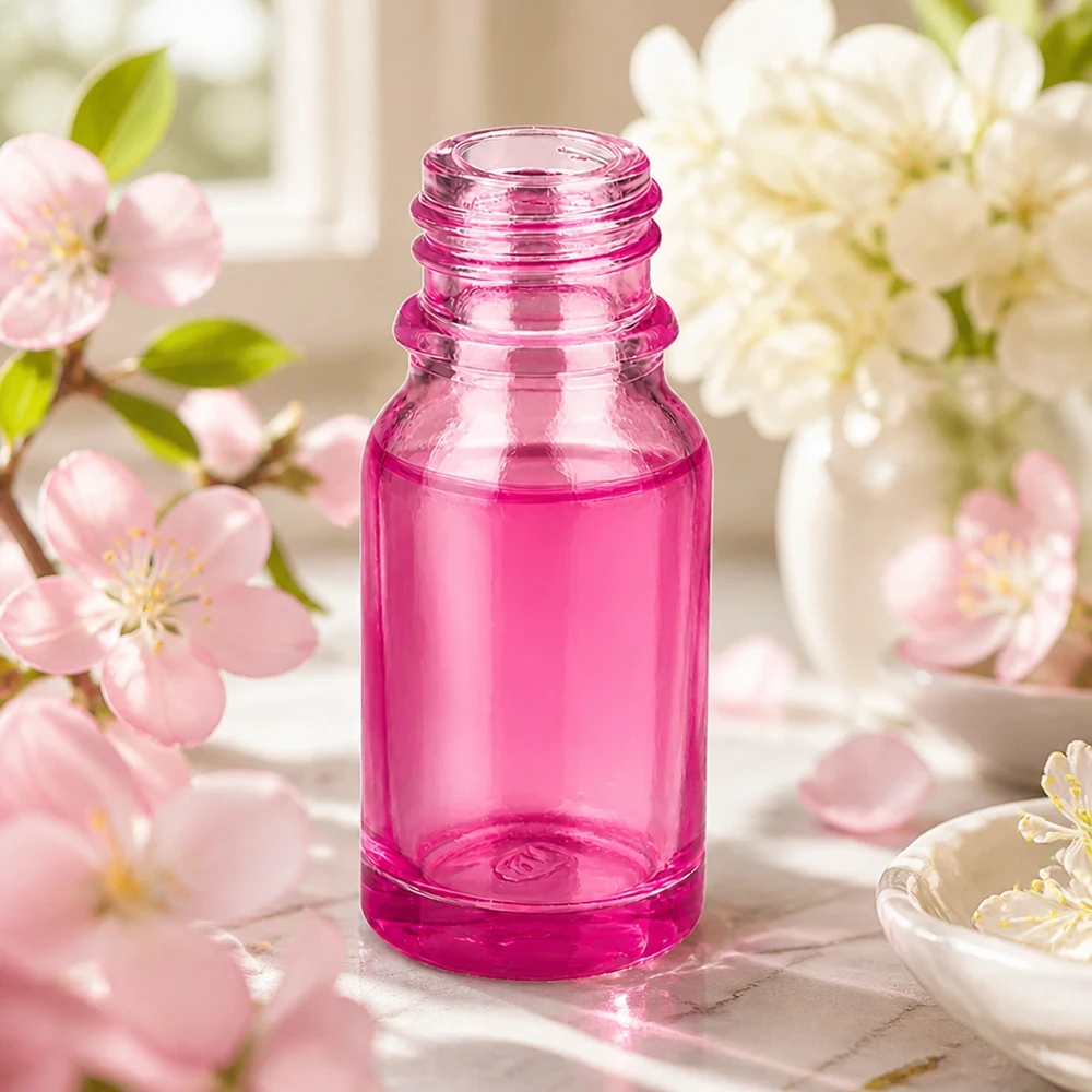 10ml Apothekenflasche PurpleLine UT18/10 UNiTWIST 10ml Apothekerflasche violett Glas UT18/10 UNiTWIST Gewinde für pharmazeutische und kosmetische Anwendungen