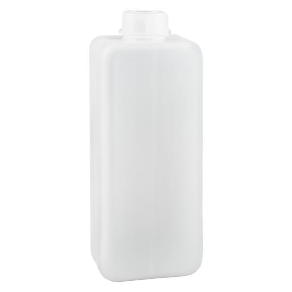 Chemiekalienflasche 1000ml, Weithals aus PE-HD, naturfarbig