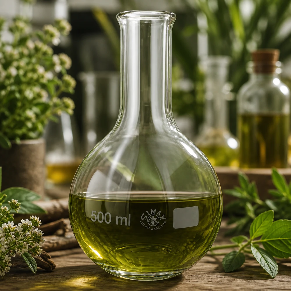 Stehkolben 500ml Enghals Stehkolben 500ml Enghals Borosilikatglas für Labor und Industrie - professionelle Glasgeräte bei Pacadura