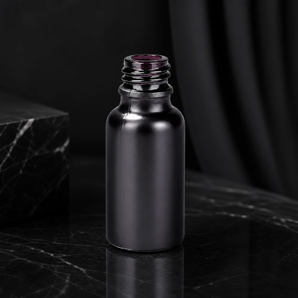 20ml Apothekerflasche BlackLine UT18/20 UNiTWIST 20ml Apothekerflasche BlackLine schwarz Glas UT18/20 UNiTWIST Gewinde für professionelle pharmazeutische Anwendung
