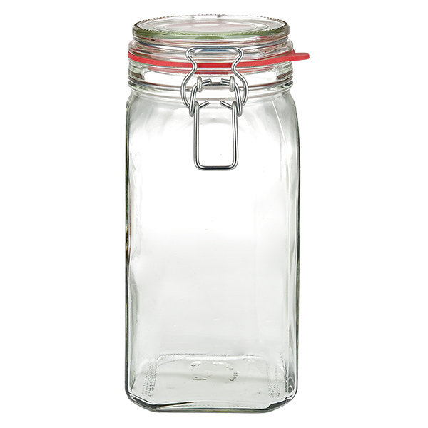 1540ml Vorratsglas mit Gummiring und Bügelverschluss UNiTWIST