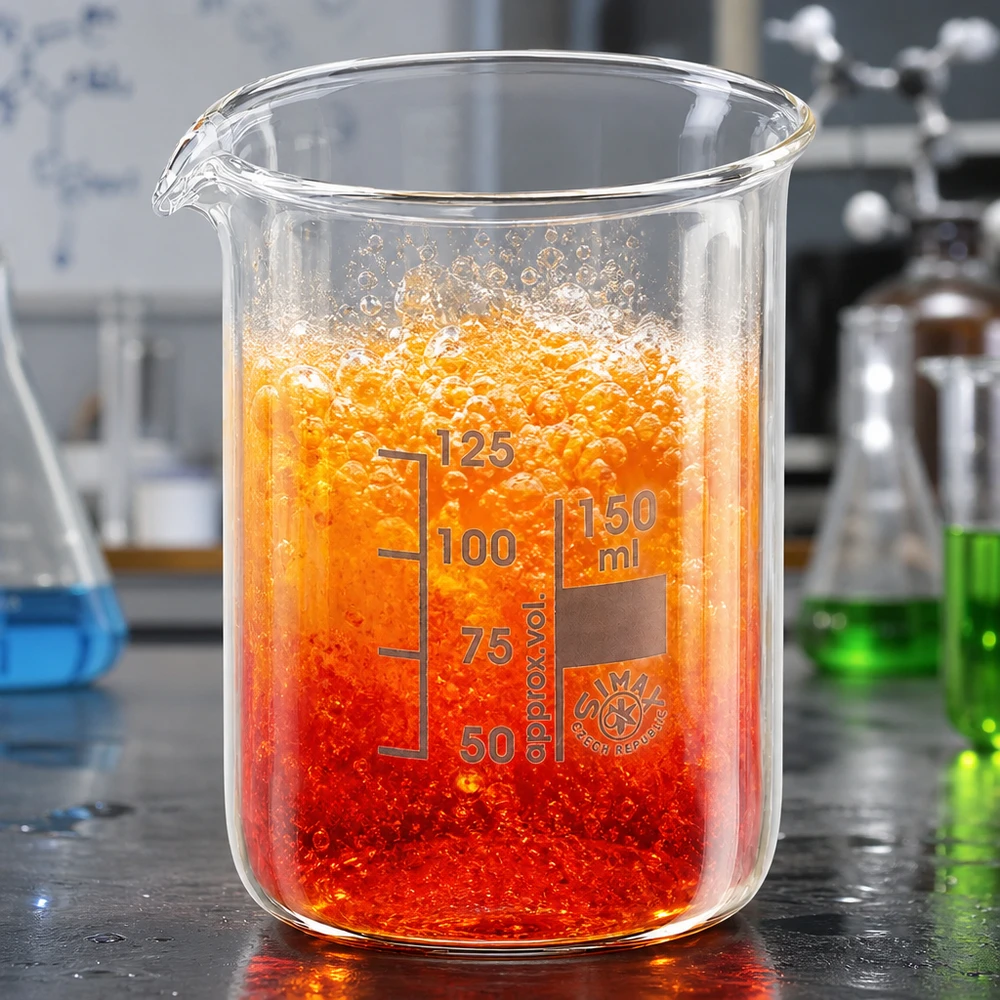 Becherglas 150ml Borosilikatglas niedrige Form für Laboranwendungen und professionellen Gewerbeeinsatz bei Pacadura