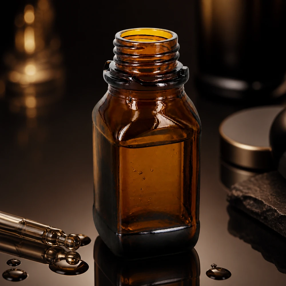 100ml Chemikalienflasche Braunglas - Professionelle Laborausstattung