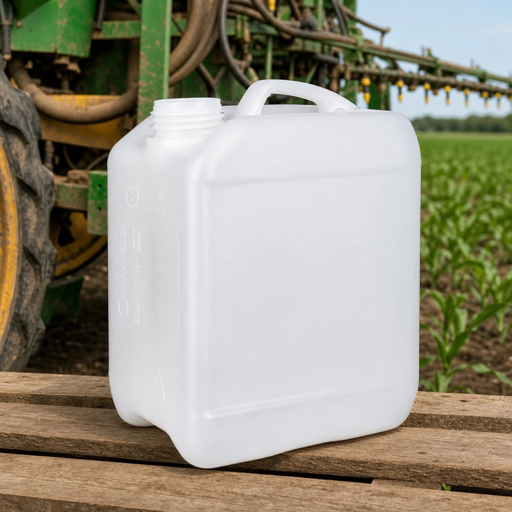 Kanister 2.5 Liter ohne Verschluss Weißer HDPE-Kanister 2,5 Liter ohne Verschluss für gewerblichen Einsatz in Landwirtschaft und Industrie