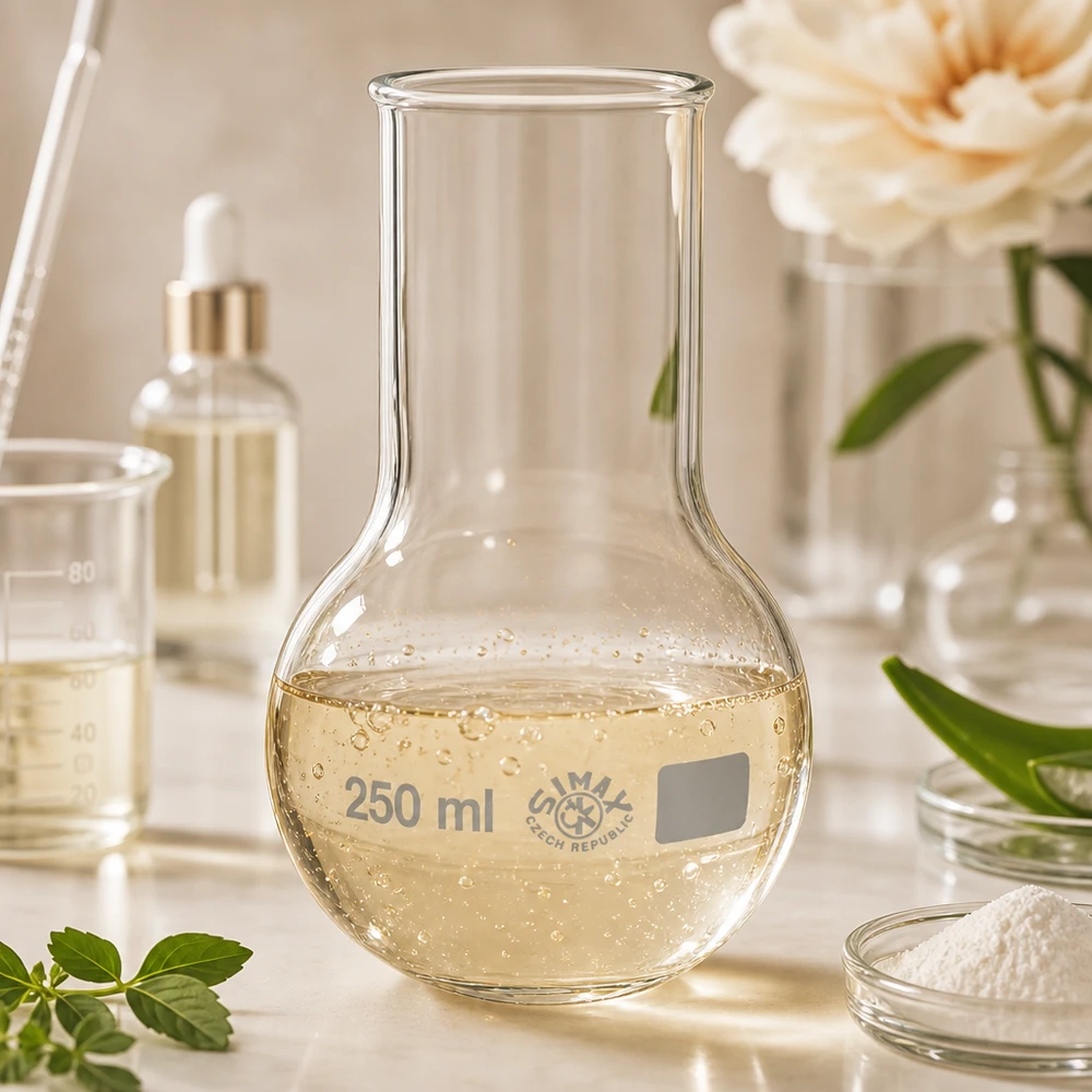 Stehkolben 250ml Weithals Stehkolben 250ml Weithals aus Borosilikatglas für professionelle Laboranwendungen bei Pacadura