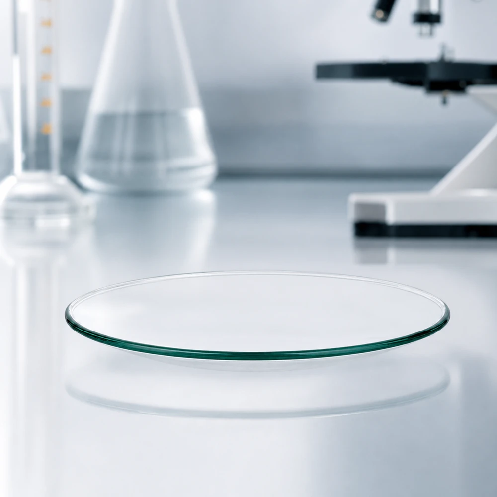 Uhrglasschale 80mm Durchmesser aus Borosilikatglas für Laboranwendungen und professionelle Analyse bei Pacadura